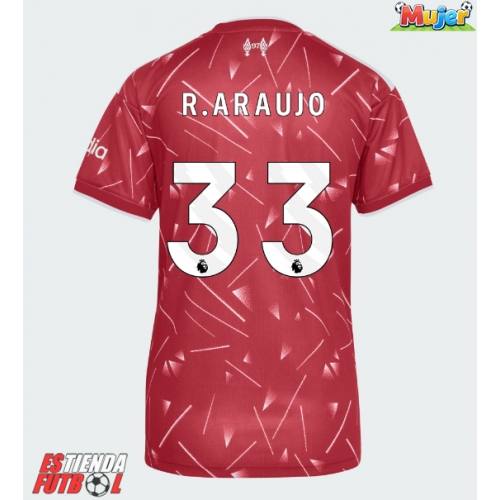 Liverpool Ronald Araujo #33 Primera Equipación Mujer 2026-27 Manga Corta